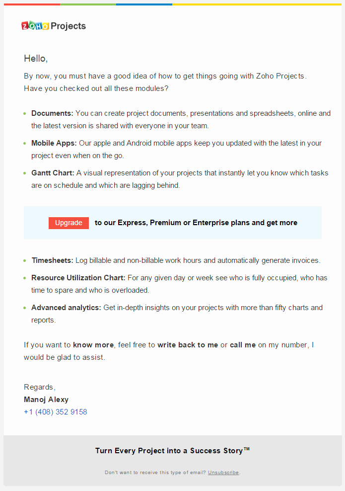 10 Day Payoff Letter Sample Lovely Zoho Projects Wel E Email Email Newsletter Examples