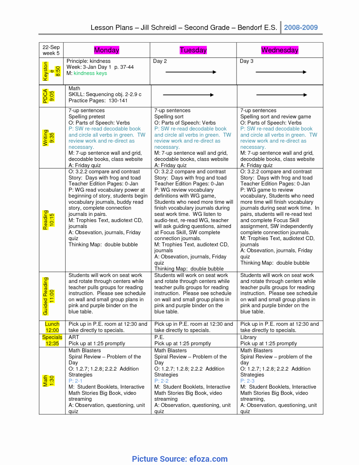 2nd Grade Lesson Plan Template Awesome Great Differentiated Instruction Lesson Plan Template Pdf