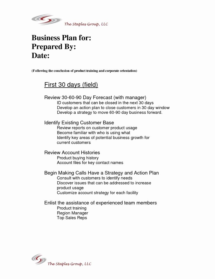 30 Day Action Plan Template Awesome 12 30 60 90 Day Action Plan Template Free Download
