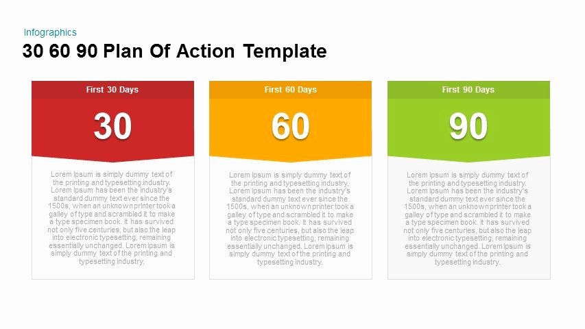 30 Day Action Plan Template Best Of 30 60 90 Plan Action Powerpoint and Keynote Template