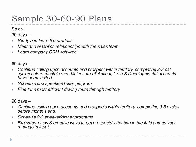 90 Day Business Plan Template Fresh 5 90 Day Plan for New Managers Examples Pdf