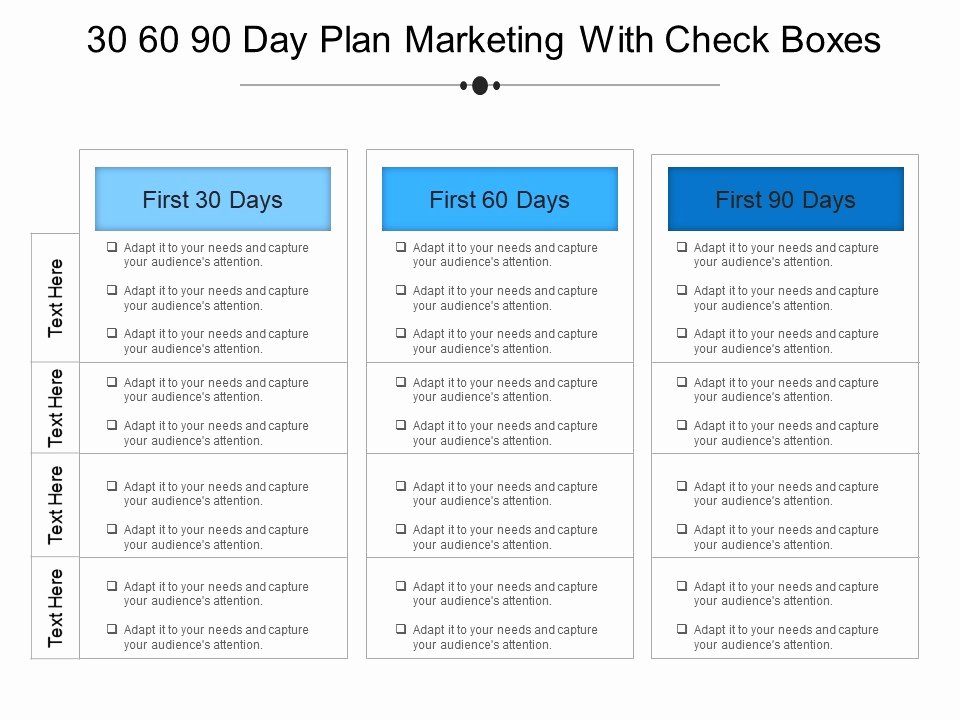 30 60 90 day plan template education