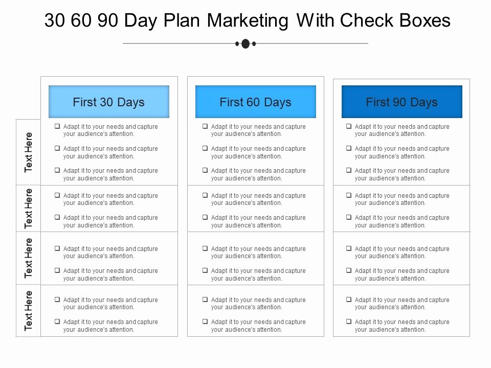 30 60 90 Day Plan Template Gulfbs