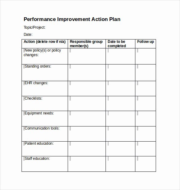 Action Plan Template Pdf Awesome Sample Project Action Plan Template 16 Documents In Pdf