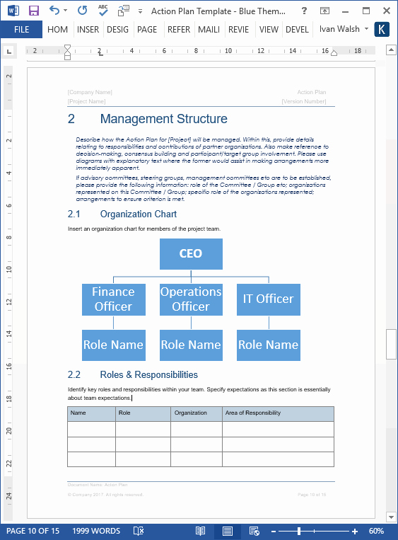 Action Plan Template Word Best Of Action Plan Template Ms Word 7 Excels