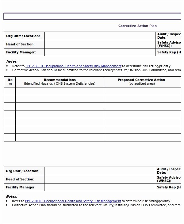 Action Plan Template Word Lovely Action Plan Templates 9 Free Word Pdf Documents