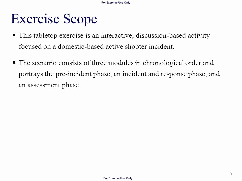 Active Shooter Response Plan Template Beautiful Dealing with Workplace Violence Tabletop Exercise Ppt