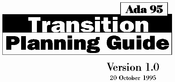 Ada Transition Plan Template Lovely Ada 95 Transition Planning Guide