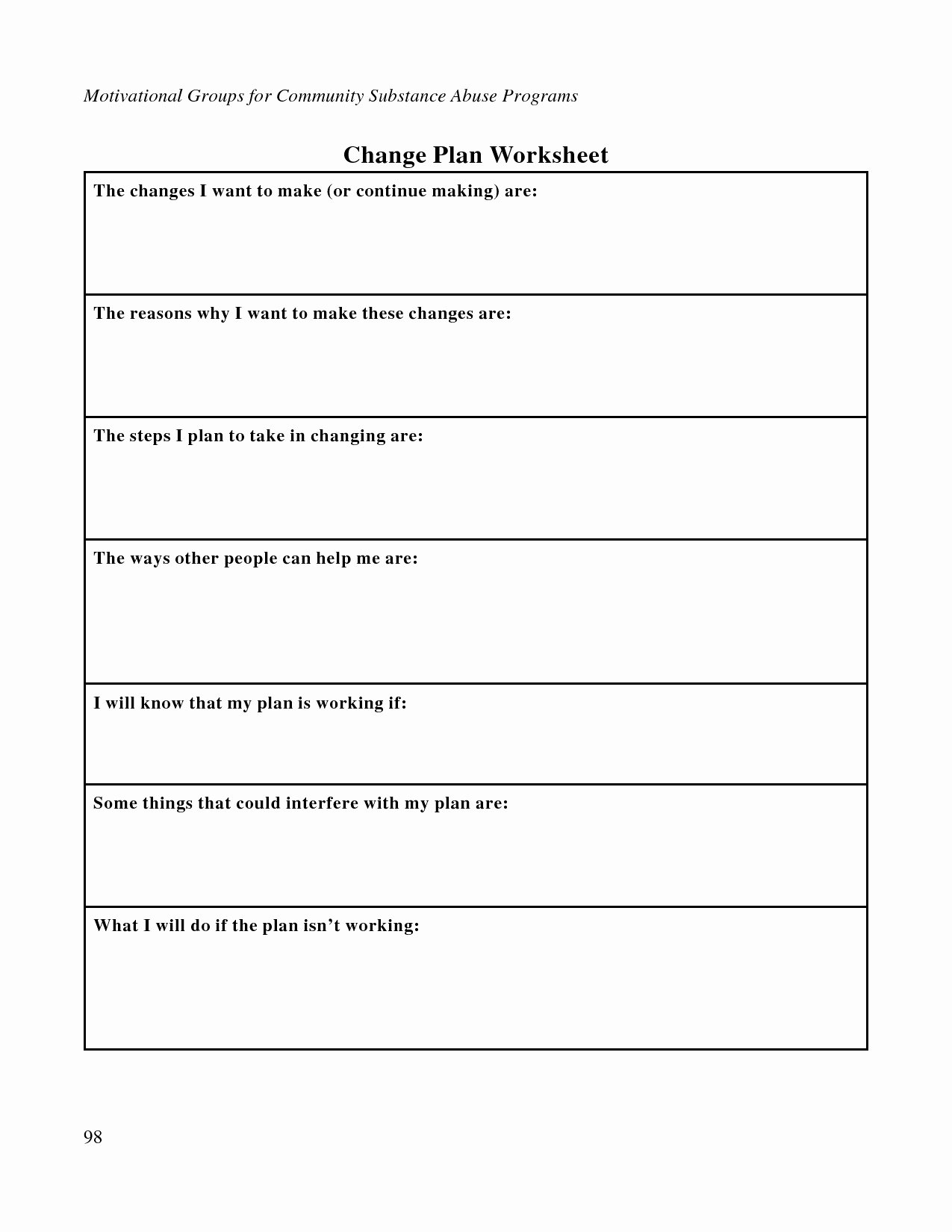 Addiction Recovery Plan Template Awesome 20 Addiction Recovery Plan Worksheet – Diocesisdemonteria