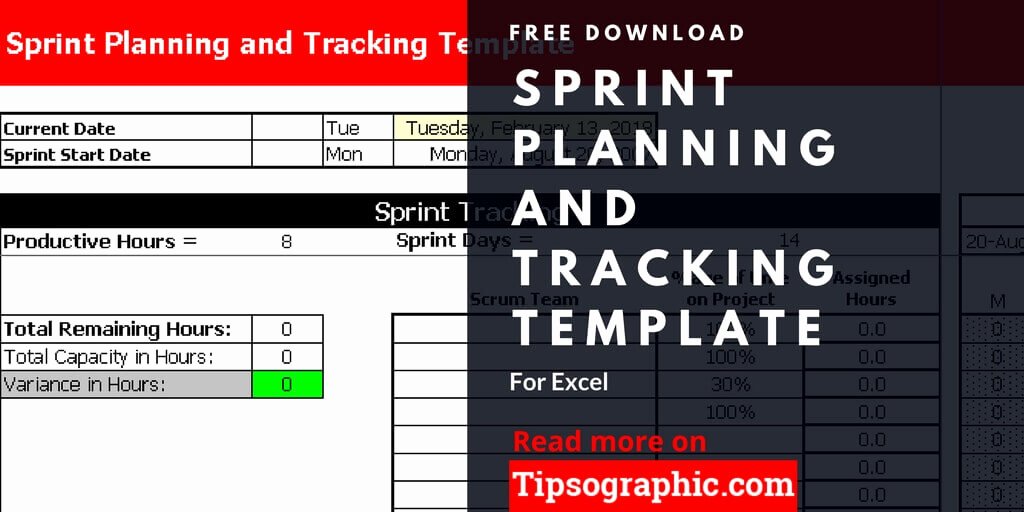 Agile Project Plan Template Fresh Sprint Planning and Tracking Template for Excel Free