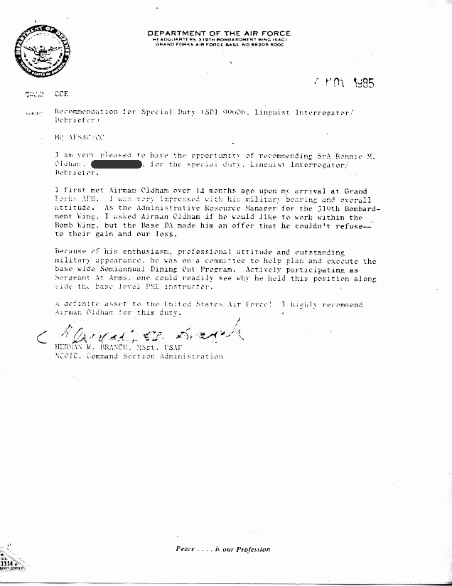 Air force Academy Recommendation Letter New Air force Letter Re Mendation