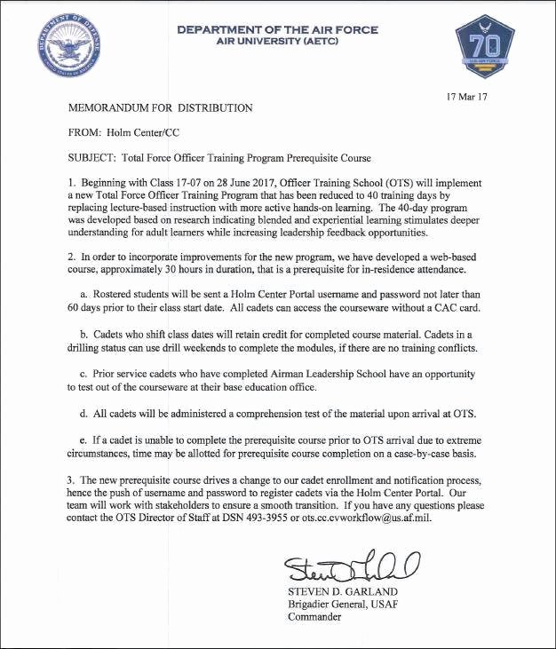 Air force Letter Of Recommendation Beautiful Fy2018 Tfot Schedule – Air force Journey
