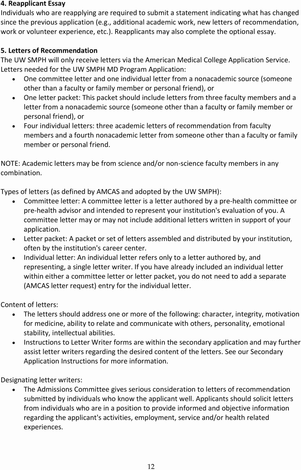 Amcas Letter Of Recommendation Guide Inspirational University Of Wisconsin School Of Medicine and Public