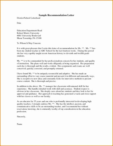Amcas Letter Of Recommendation Guidelines Awesome Amcas Letter Re Mendation Example