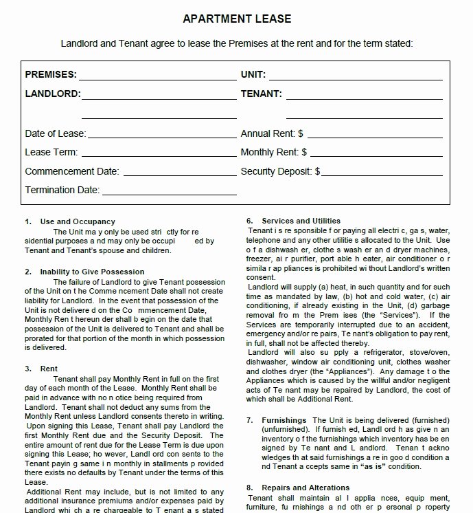 Apartment Lease Transfer Agreement Template Best Of Printable Apartment Lease