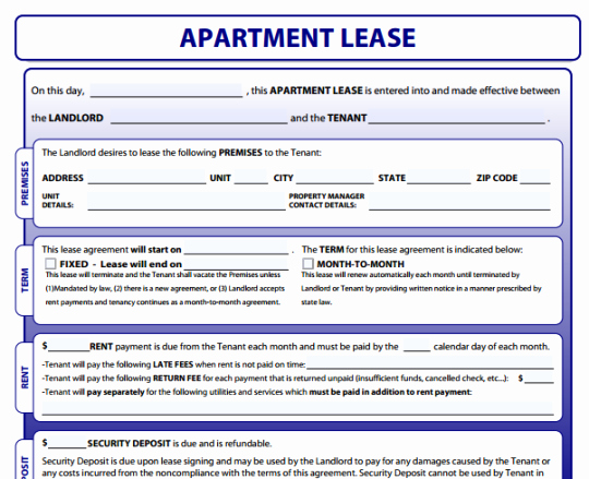 Apartment Lease Transfer Agreement Template Lovely Apartment Lease forms Free and software Reviews