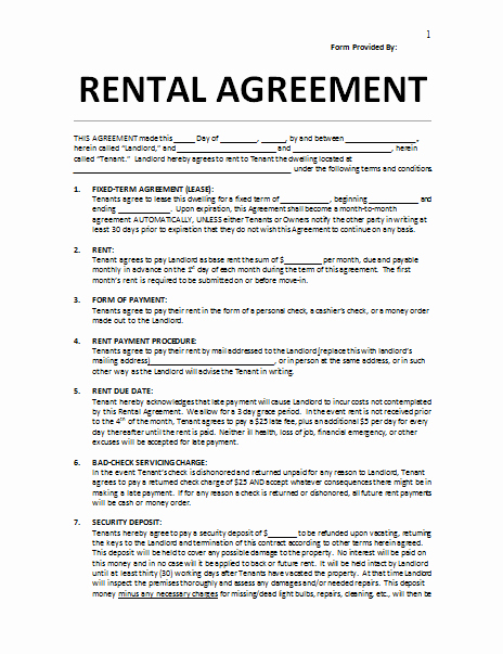 Apartment Lease Transfer Agreement Template Unique Rental Agreement Template 25 Templates to Write Perfect