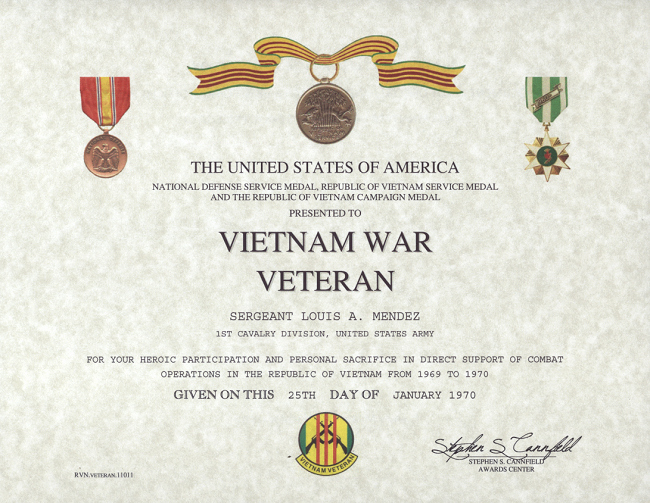 Army Award Certificate Template Unique Military Replacement Certificates to Pin On