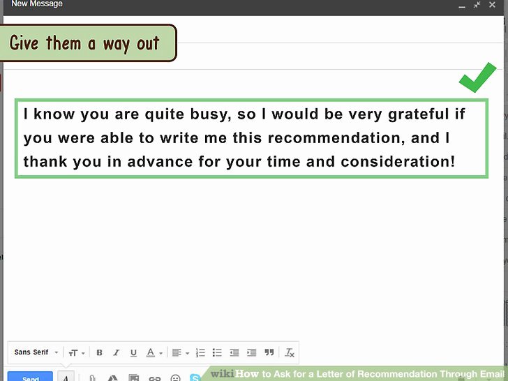 Ask for Letter Of Recommendation Luxury How to ask for A Letter Of Re Mendation Through Email