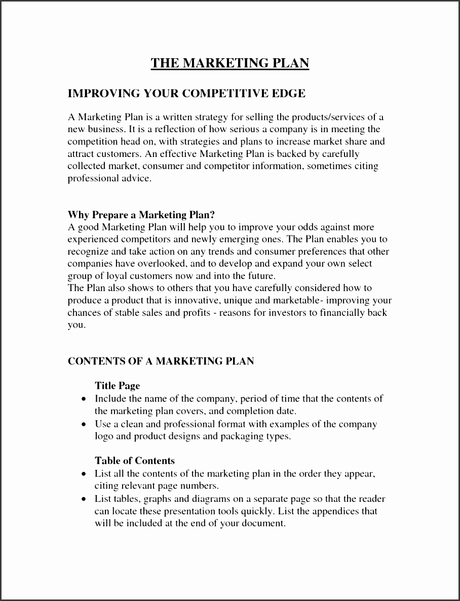 30 B2b Marketing Plan Template Hamiltonplastering