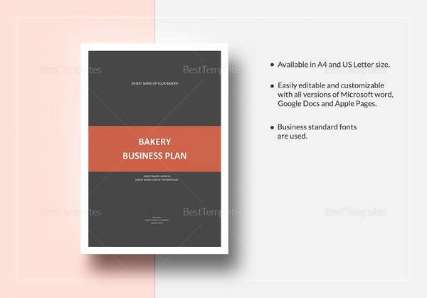 Bakery Business Plan Template Awesome 29 Sample Business Plan Templates