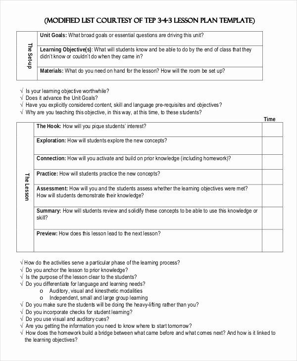 Basic Lesson Plan Template Awesome Lesson Plan Template 14 Free Word Pdf Documents