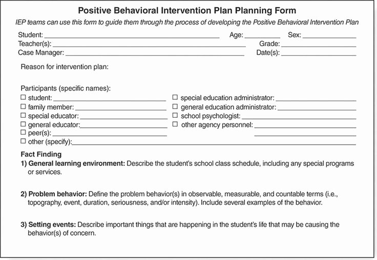 Behavior Intervention Plan Template Fresh 1000 Images About Sp Ed Supports On Pinterest