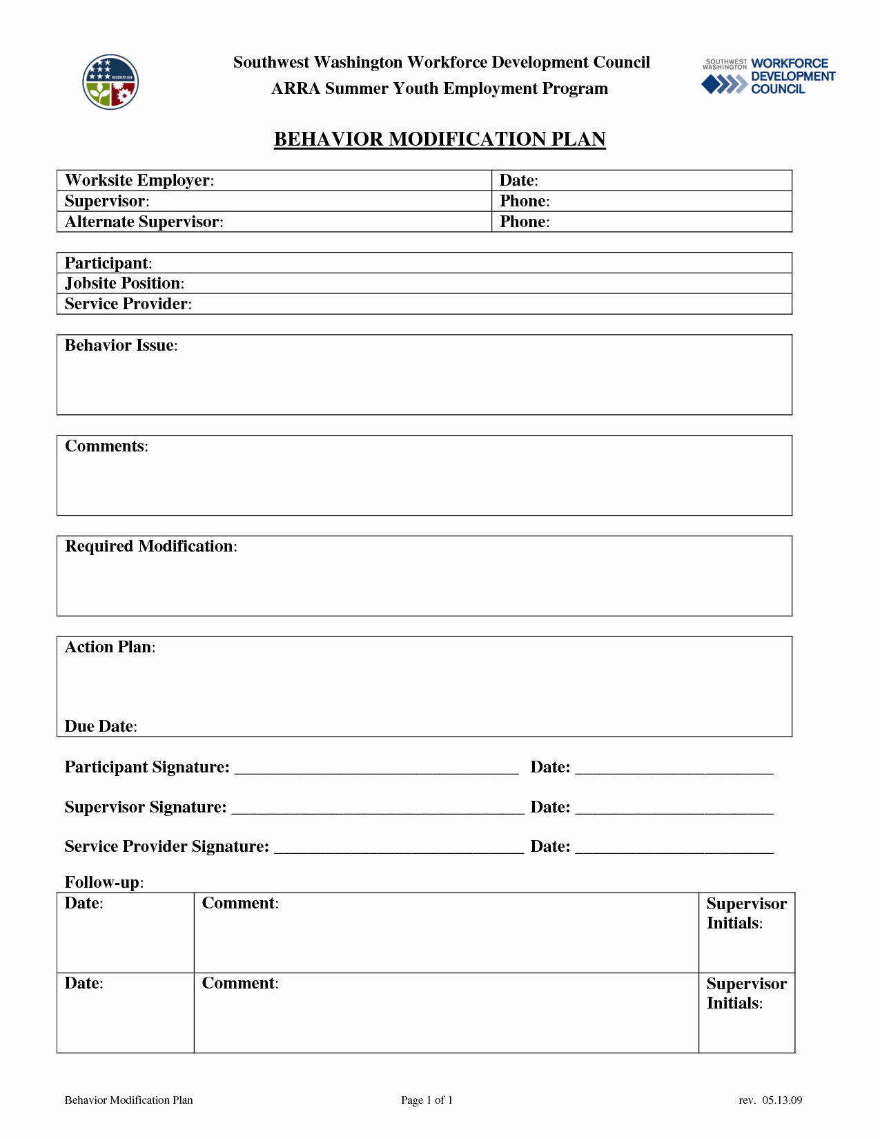 Behavior Modification Plan Template Awesome 14 Best Of Behavior Modification Worksheets