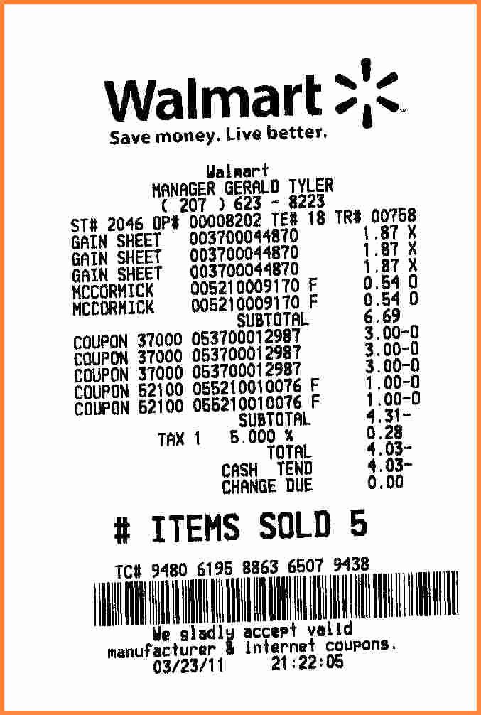 Best Buy Receipt Generator Elegant 10 Walmart Receipt Template Proposal Letter