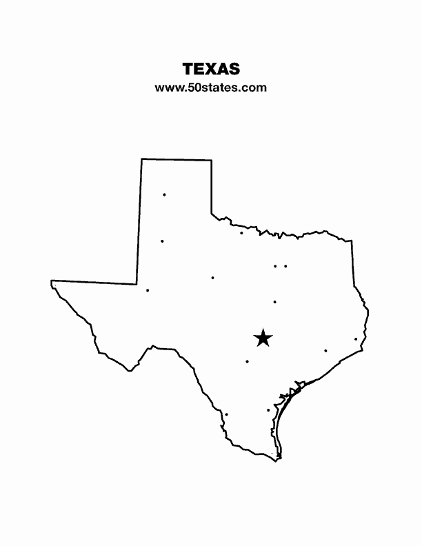 Blank City Map Template Best Of Free Texas Outline Download Free Clip Art Free Clip Art