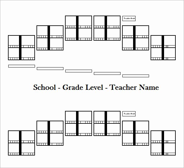 Blank Classroom Seating Chart Best Of Sample Seating Chart Template 16 Free Documents In Pdf