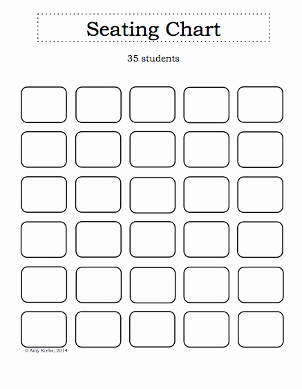 Blank Classroom Seating Chart Luxury Inspiration for Education Getting organized with A