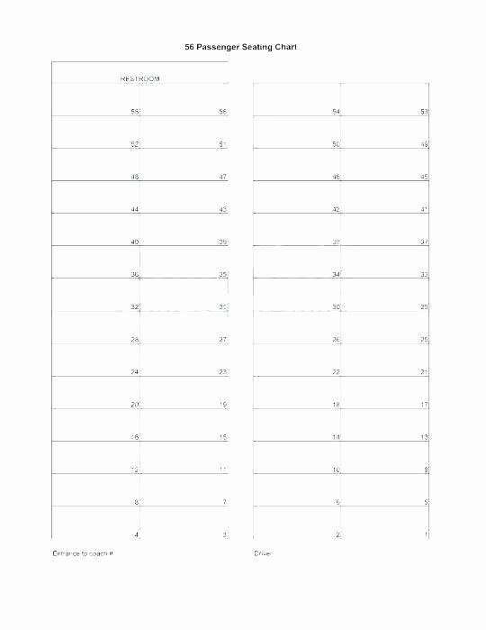 Blank Classroom Seating Chart New Free Printable Wedding Seating Chart Template Best
