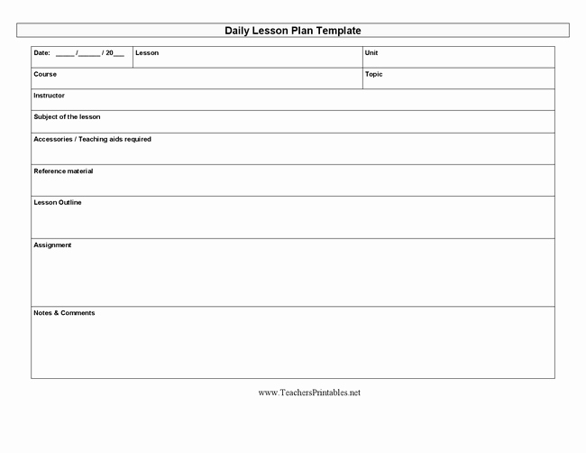 Blank Lesson Plan Template Doc Luxury Daily Lesson Plan Template Doc Lesson Plan Template Doc