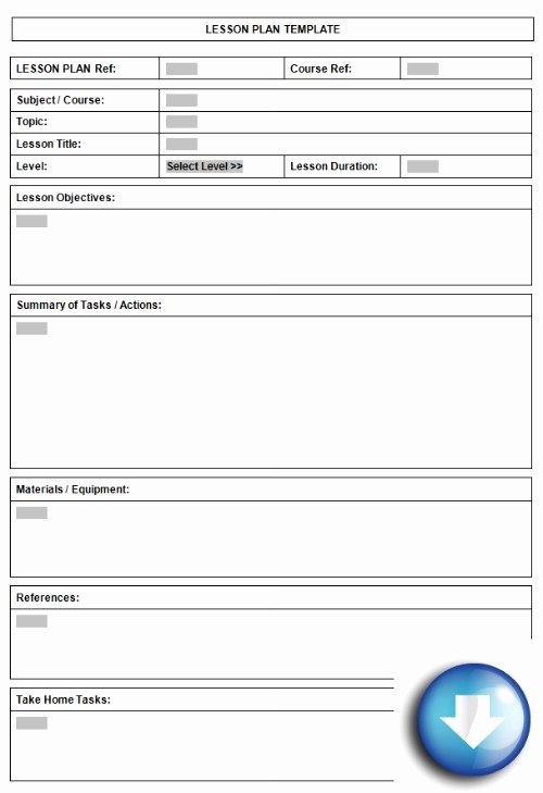 Blank Lesson Plan Template Unique Free Able Lesson Plan format Using Microsoft Word