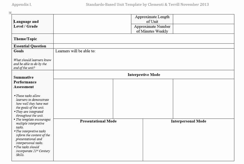 Blank Ubd Lesson Plan Template Awesome Actfl Lesson Plan Template Globalsacredcircle