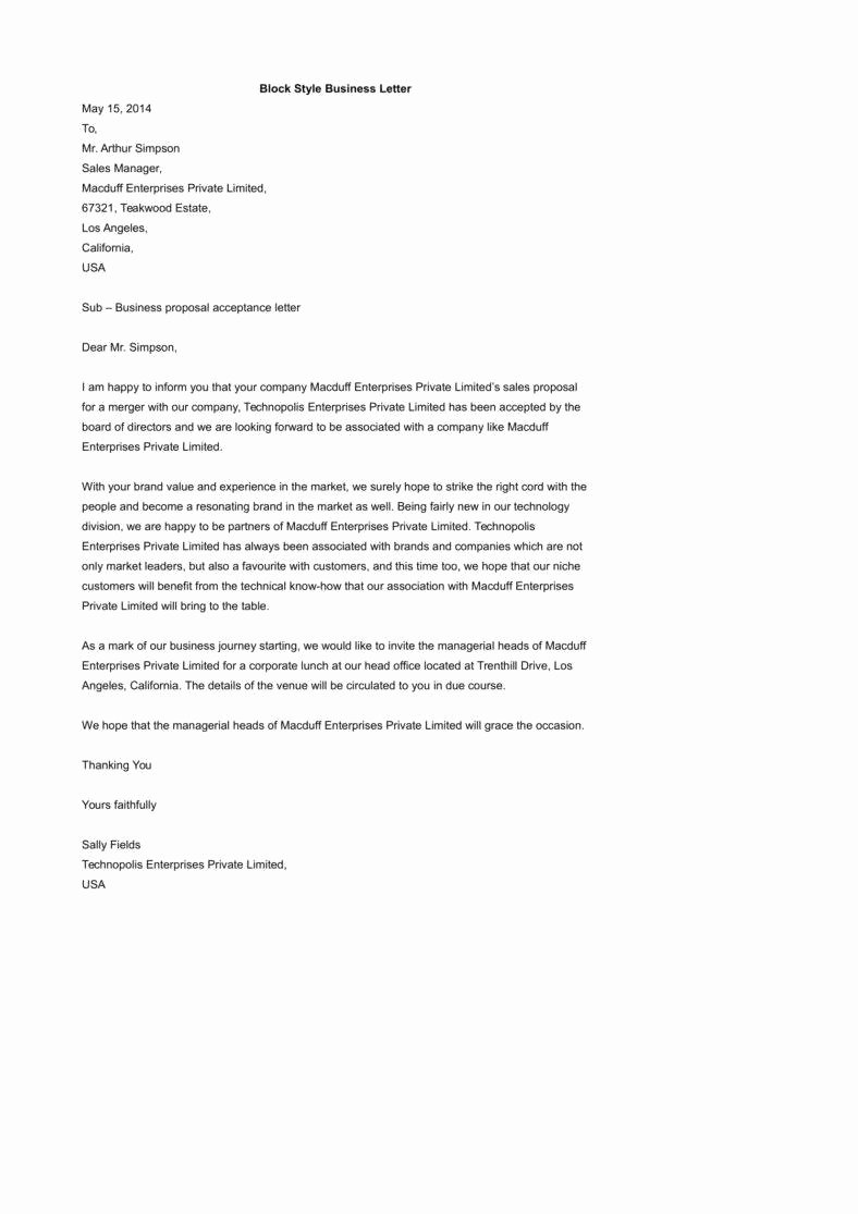 Block Letter format Sample Luxury Tips for Writing A Letter In Business format