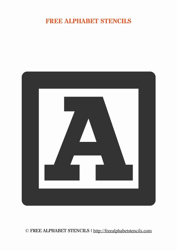 Block Letter Template Free Lovely Best 25 Alphabet Stencils Ideas On Pinterest