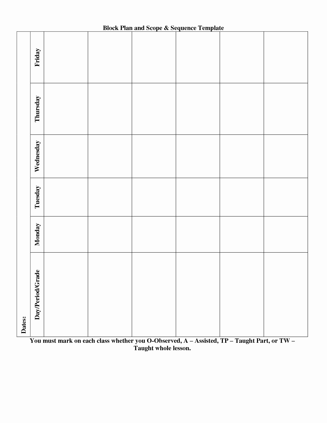 Block Schedule Lesson Plan Template Luxury K Weekly Lesson Plans Plan Template Printable Daily