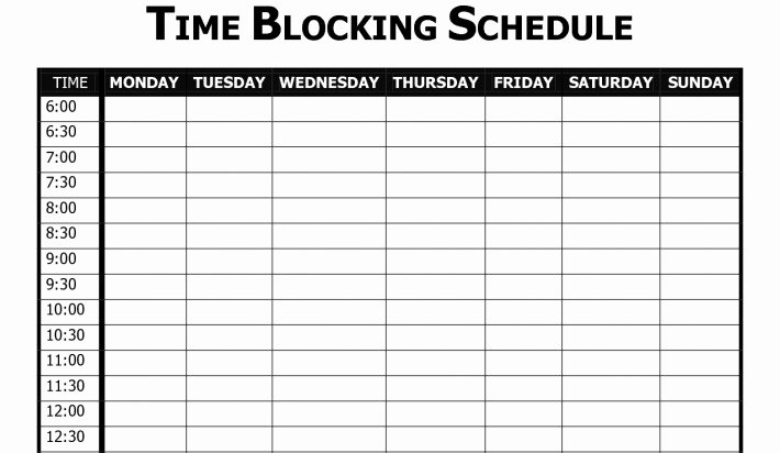 Block Scheduling Lesson Plan Template Inspirational Block Schedule Template