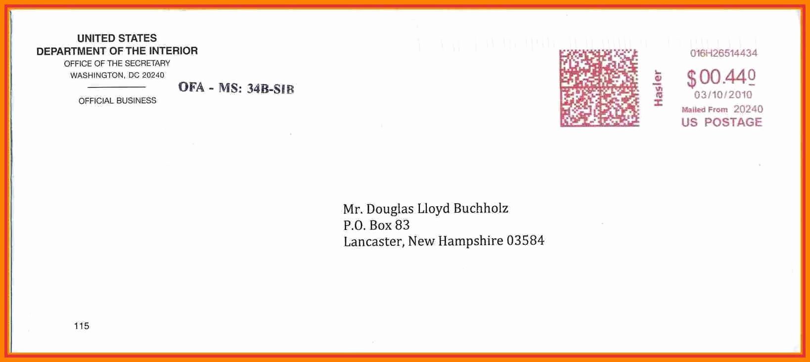 Business Letter Envelope format New Mail Letter format Po Box Courtnewsfo