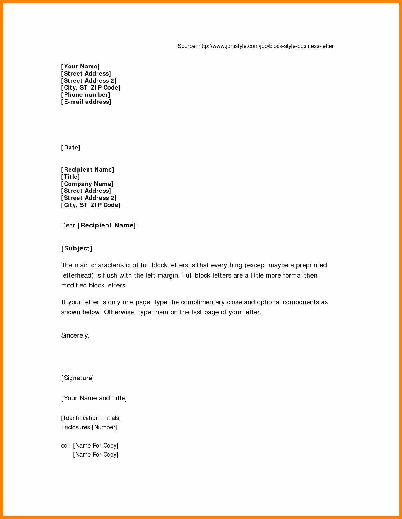 Business Letter format Cc Beautiful Sample Business Letter Cc format Valid Letter format for