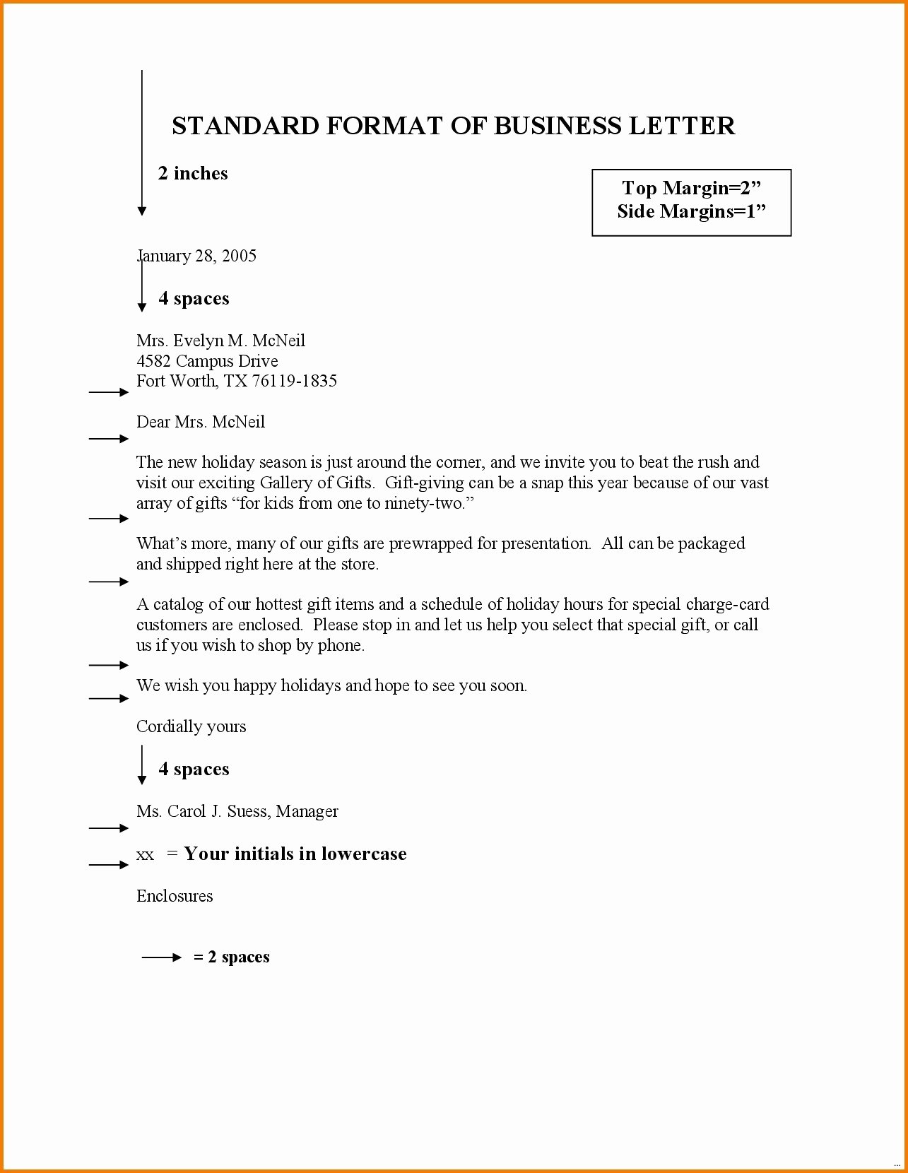 Business Letter format Enclosure Lovely Business Letter format Sample with Enclosure Spacing