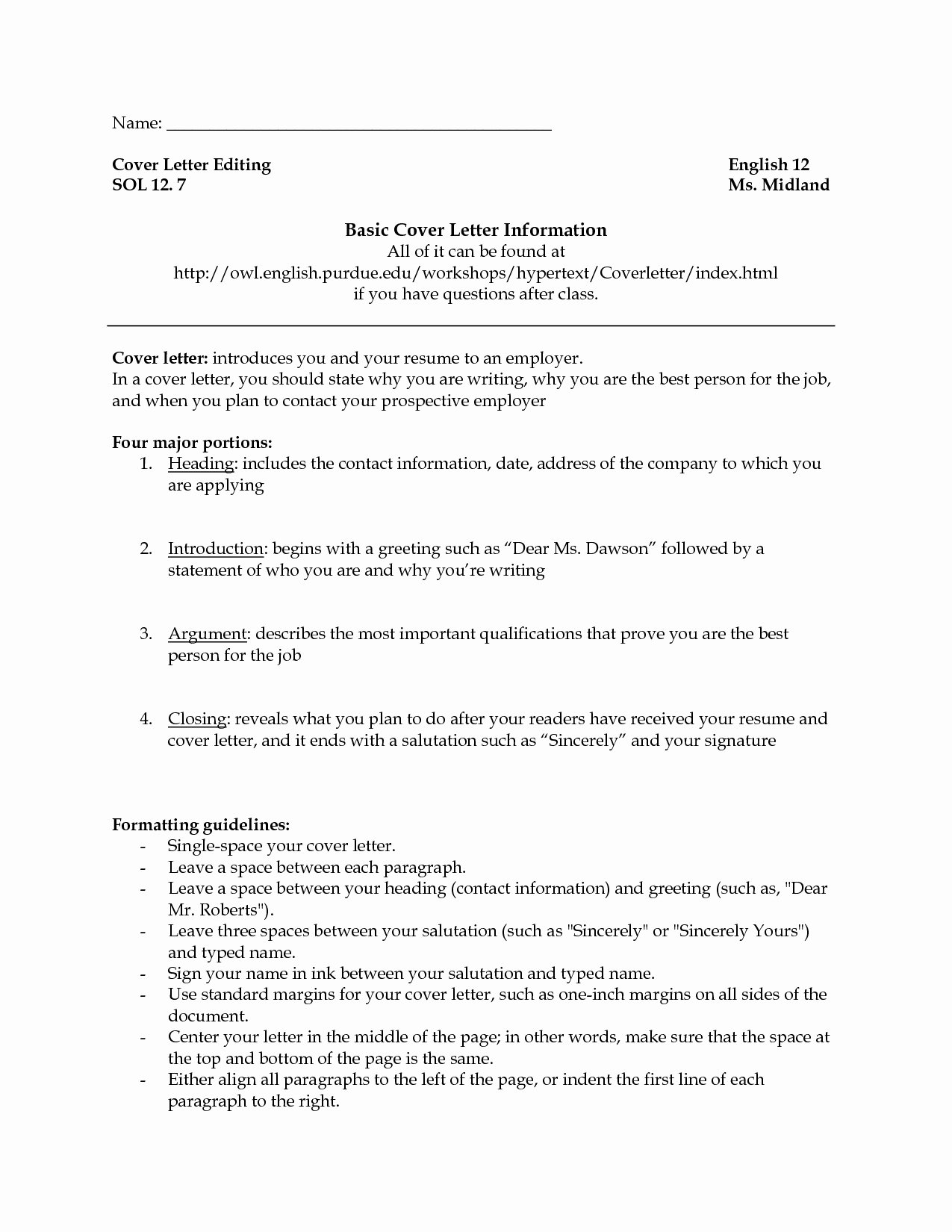Business Letter format Purdue Owl Elegant Resume Template Purdue