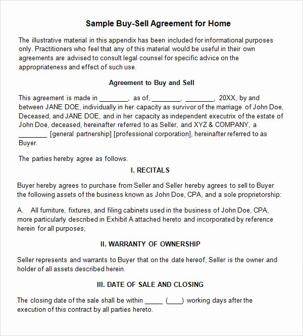 Business Partner Buyout Agreement Template Lovely 18 Sample Buy Sell Agreement Templates Word Pdf Pages