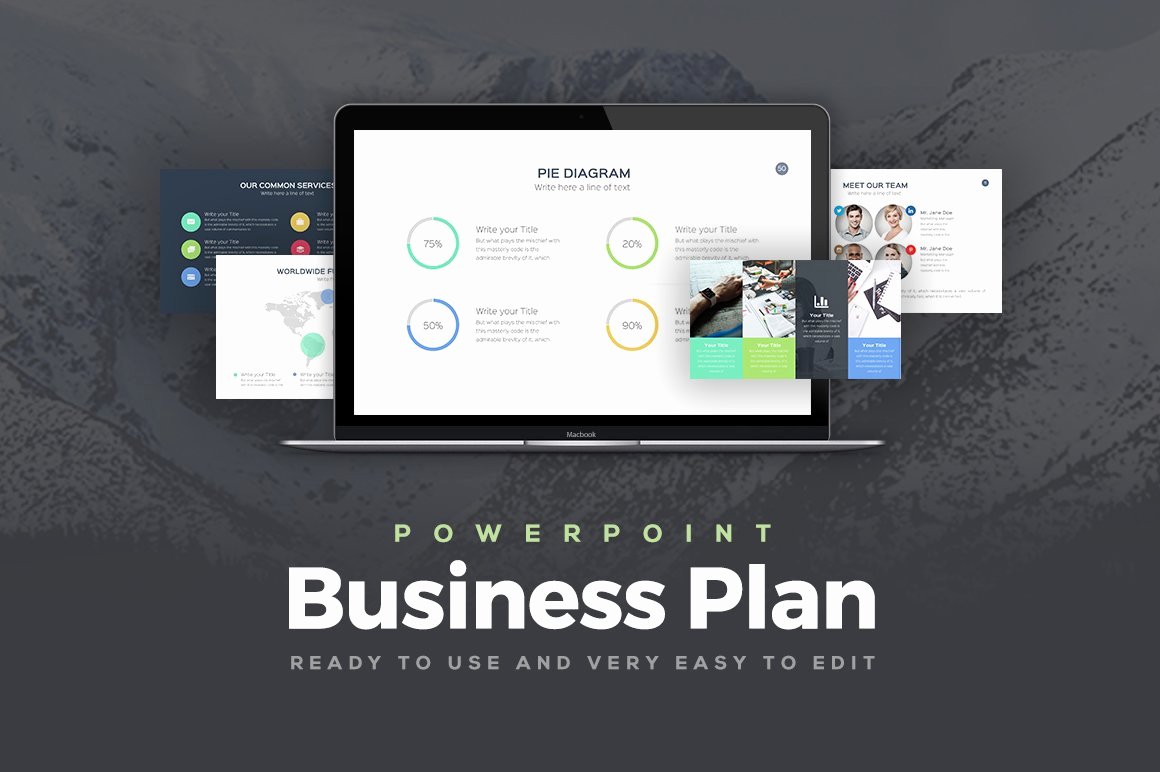 Business Plan Powerpoint Template Awesome Business Plan Powerpoint Template Powerpoint Templates