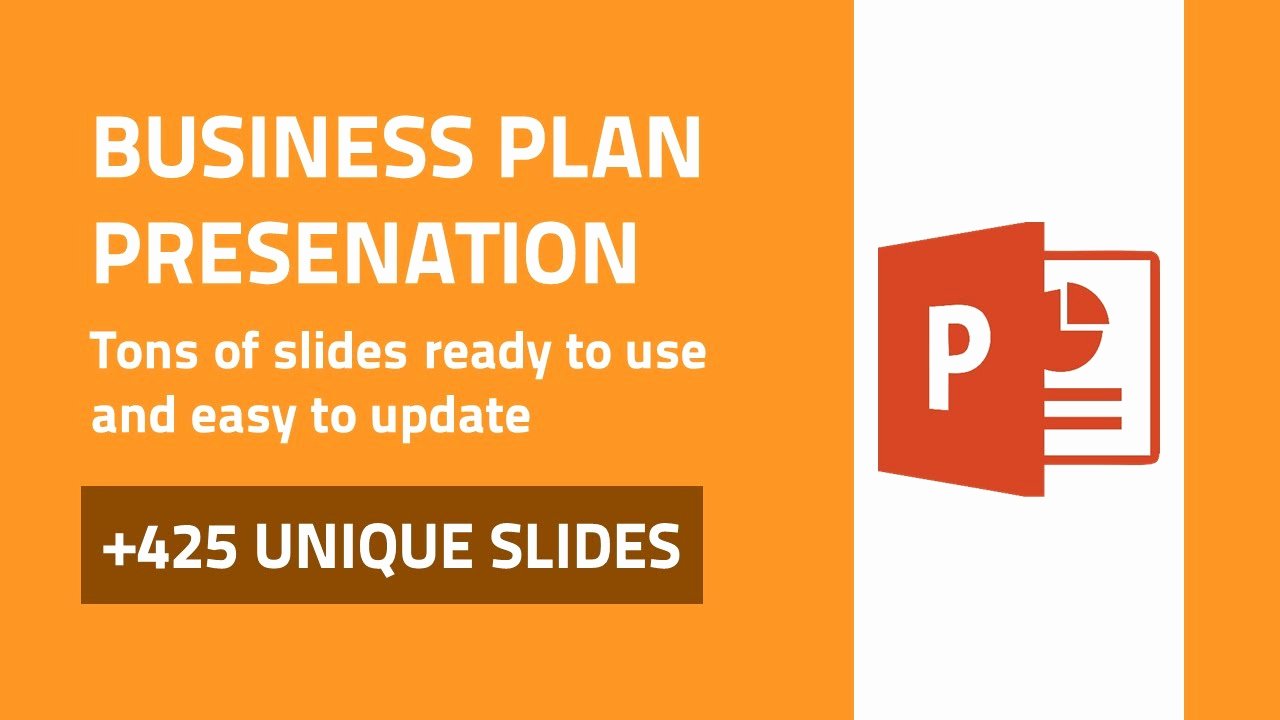 Business Plan Template Powerpoint Awesome Business Plan Best Powerpoint Presentation Template