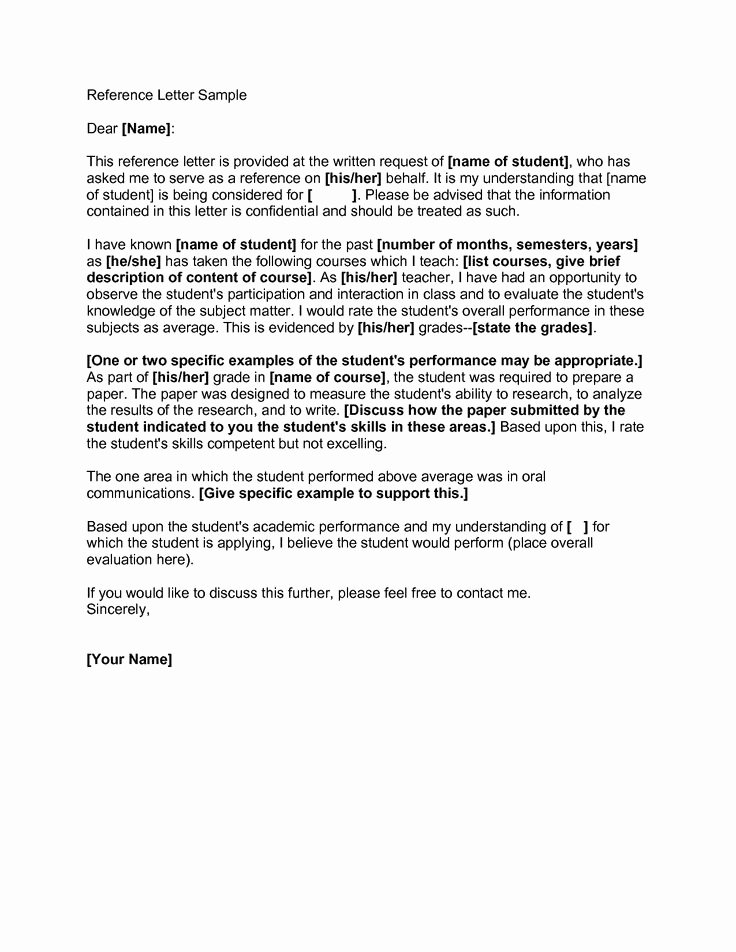 Business Recommendation Letter Template Elegant Reference Letter Samplesexamples Of Reference Letters