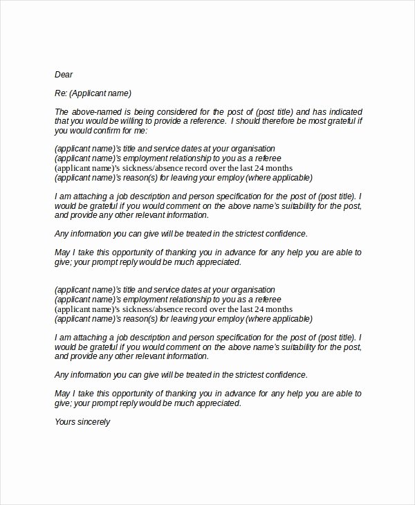 Business Recommendation Letter Template Inspirational 19 Professional Reference Letter Template Free Sample