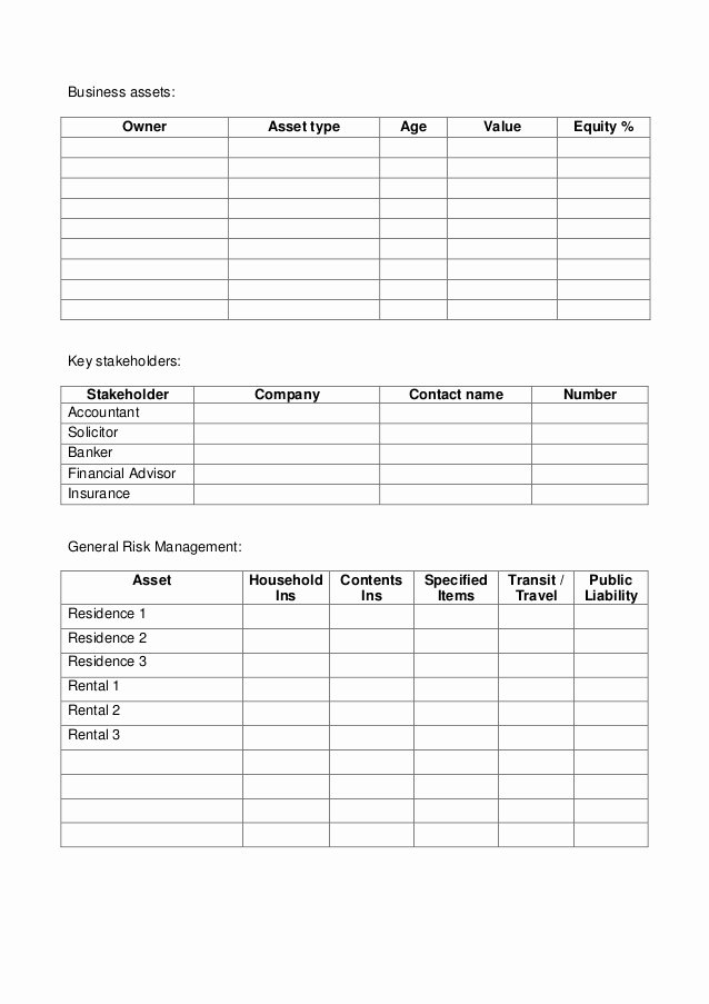Business Succession Plan Template Lovely Succession Planning Information Template
